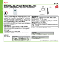 Thumbnail of document Brochure - CDTA -  Communication Carbon Dioxide Detector